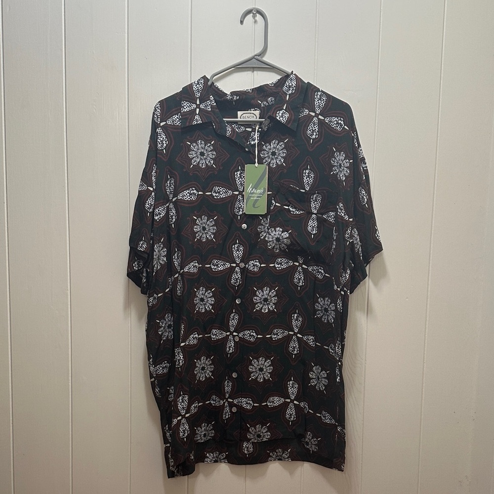 Benoa Swim Aloha Shirt Kaleido